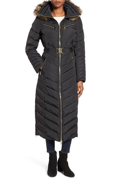 michael kors long wool jacket|Michael Kors ladies padded coats.